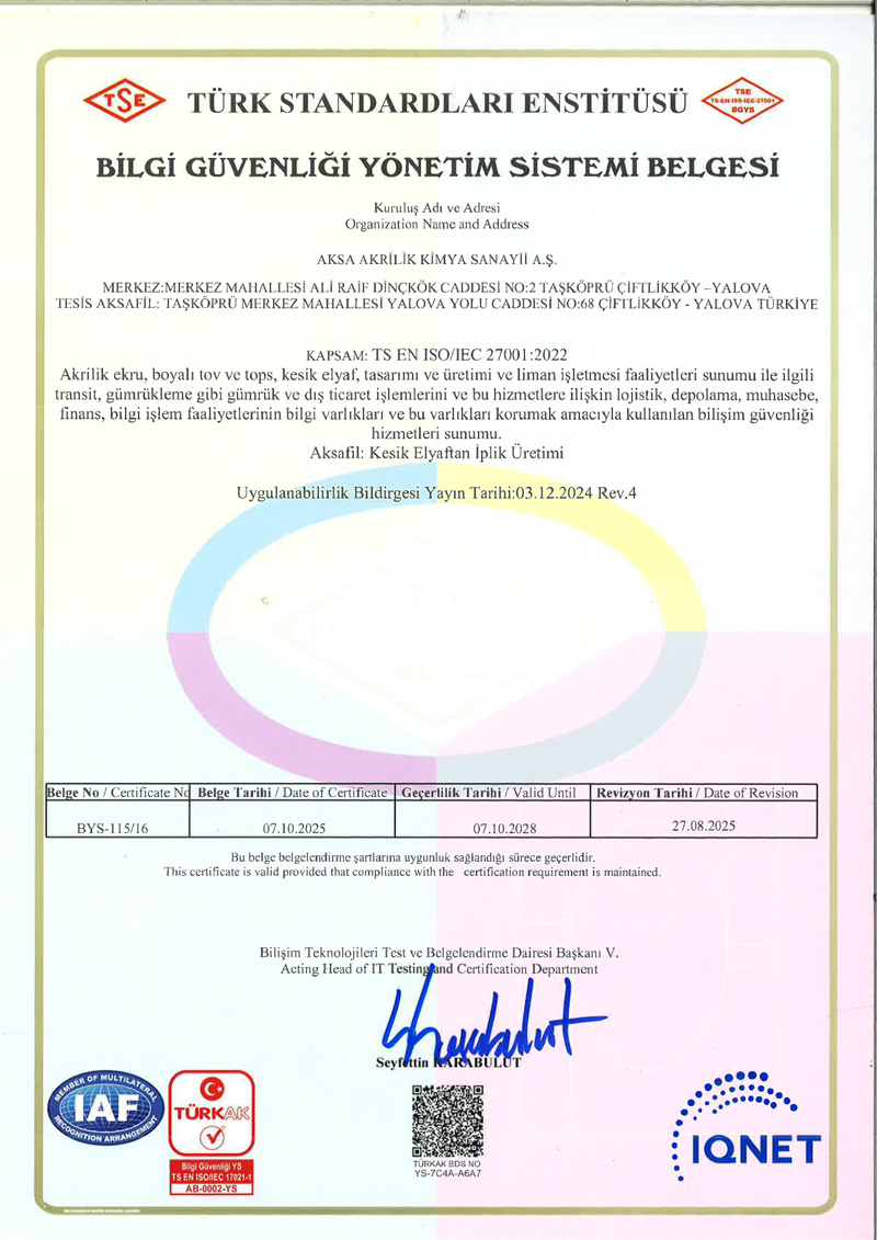 TS ISO/IEC 27001